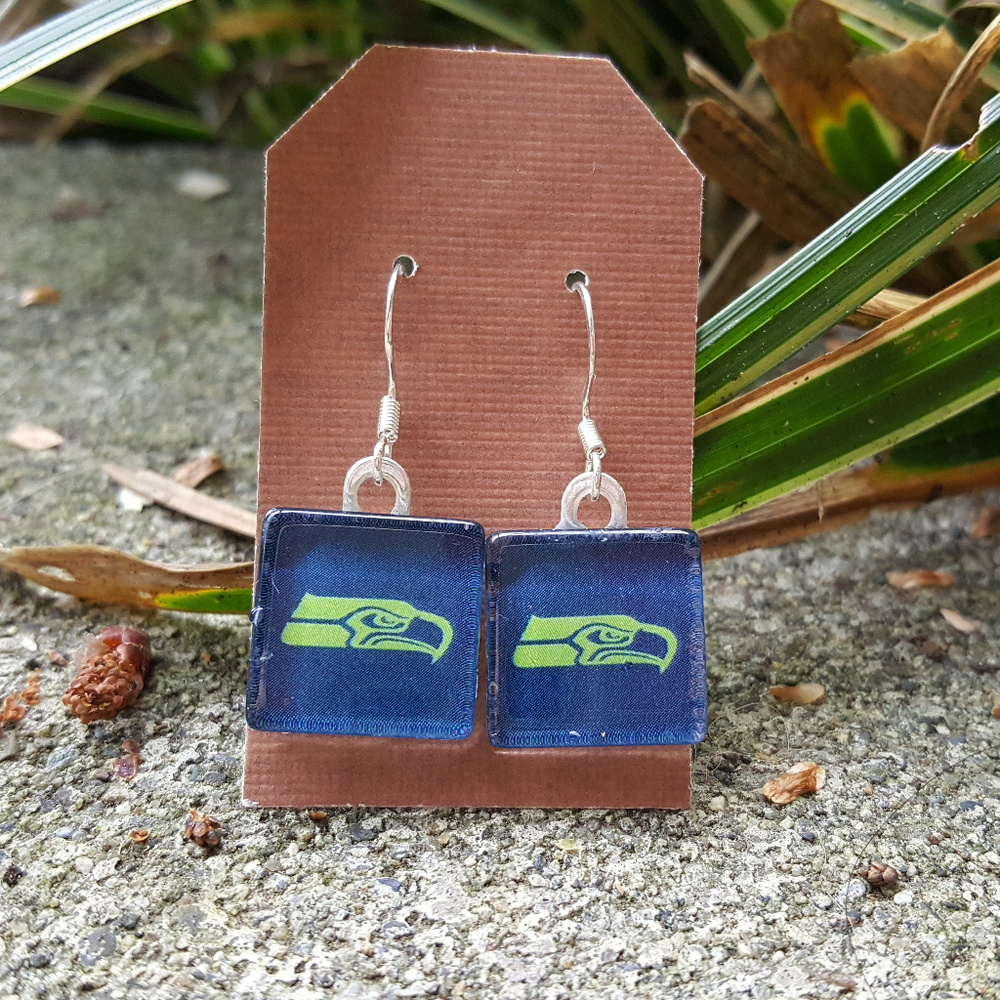 Seattle Seahawks Earrings NFL Seahawks 12th Woman